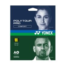 Yonex Tennis String Poly Tour Pro (Durability+Touch) yellow 12m Set