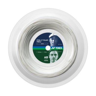 Yonex Tennis String Poly Tour Rev (Polyester/octagonal) white 200m roll