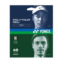 Yonex Tennis String Poly Tour Rev (Polyester/octagonal) white 12m Set