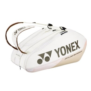 Yonex Racketbag Pro Racquet (Racket Bag, 3 Main Compartments, Thermal Compartment) 2024 sand/beige 9-pack