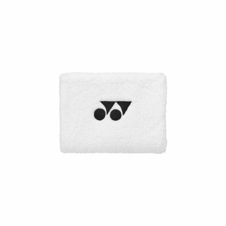 Yonex Sweatband Wrist Yonex Logo Center 10x8cm white 1 piece