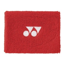 Yonex Sweatband Wrist Yonex Logo Center 10x8cm red 1 piece