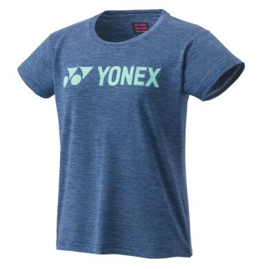 Yonex Sport T-shirt Practice (100% Polyester) 2024 Navy Blue Women