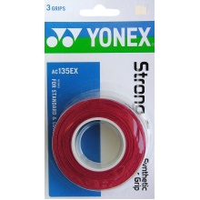 Yonex Overgrip Strong 0.6mm red 3 pack