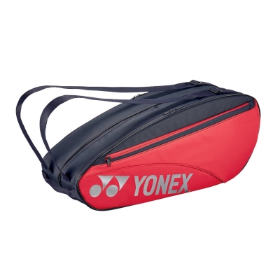 Yonex Racket Bag Team Racquet (Racket Bag, 2 Main Compartments) 2024 Red 6-Bag