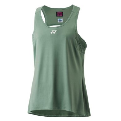 Yonex Tennis Tank Practice 2024 Olive Green Women