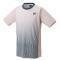 Yonex Badminton T-shirt Practice (100% Polyester) 2024 beige/blue Men