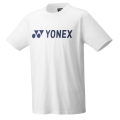 Yonex Training T-shirt Practice Logo (100% Cotton) 2024 White Men