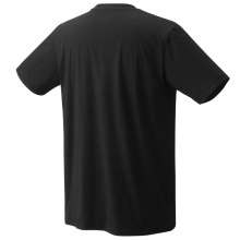 Yonex Training T-shirt Practice Logo (100% Cotton) 2024 Black Men