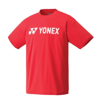 Yonex Sport T-shirt Club Team Logo Print red Men