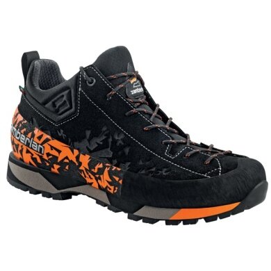 Zamberlan Hiking Shoes Salathe GTX RR (Approach, Suede, Waterproof) Black/Orange Men's