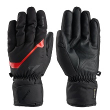 Zanier Rauris.GTX Winter Gloves (waterproof, breathable) black/red