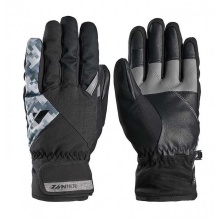 Zanier Winter Gloves Saalbach.GTX (windproof, waterproof) black/white/grey