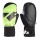 Zanier Winter Gloves Shredder.STX Mittens (optimal wearing comfort) black/lime green Children