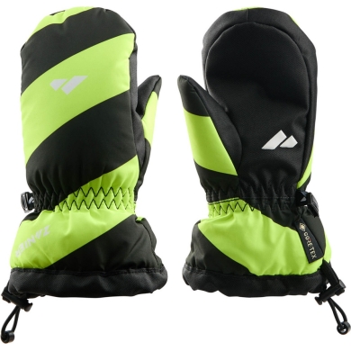 Zanier Winter Gloves Twister.GTX (windproof, waterproof) neon yellow/black Children