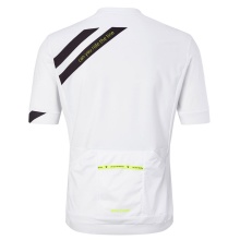 Ziener Bike T-shirt Nelis (Front zipper, three back pockets, mesh inserts, quick-drying) white Men