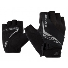 Ziener Bike Gloves Ceniz (Gel Padding, Pull-off Aid) black/black - 1 Pair