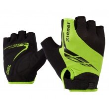 Ziener Bike Gloves Ceniz (Gel Padding, Pull-off Aid) lime green - 1 Pair