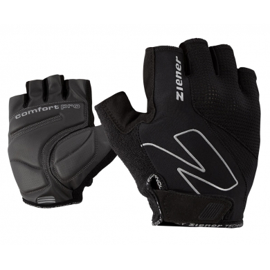 Ziener Bike Gloves Crave (soft Memory Foam padding, pull-off aid) black