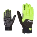 Ziener Winter Cycling Glove Dallen Touch (Gel Padding, windproof, water-repellent) black/yellow