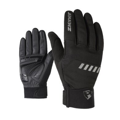 Ziener Winter Cycling Glove Dallen Touch (Gel Padding, windproof, water-repellent) black