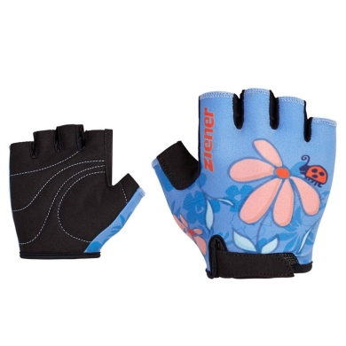 Ziener Bicycle Gloves Closi Junior (Foam Padding, Easy Removal) blue boys