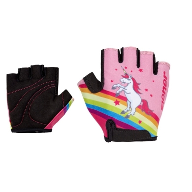 Ziener Bike Gloves Closi Junior (Foam Padding, Pull-off Aid) Pink Girls