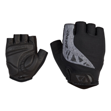 Ziener Bike Gloves Callis (Foam Padding, Pull-off Aid) black/gray