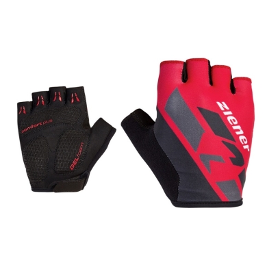 Ziener Cycling Gloves Crisander (Road Bike, Gel Foam Padding, Easy Removal) red