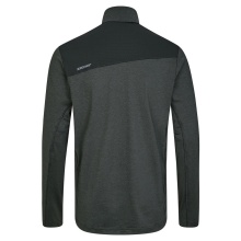 Ziener Long Sleeve Shirt Jonga Midlayer (Stand-Up Collar, PFC-free, Front Zip) Black Men