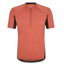 Ziener Bike Shirt Nadex (Front Zipper, Mesh Inserts, Quick-drying) orange Men