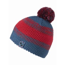 Ziener Knitted Hat Ishi (warm, Fleece Lining, reflective elements) blue/red Children