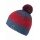 Ziener Knitted Hat Ishi (warm, Fleece Lining, reflective elements) blue/red Children