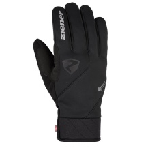 Ziener Winter Cycling Gloves Donni WS PR (Gel Padding, Windproof, Breathable) Black