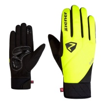 Ziener Winter Cycling Gloves Donni WS PR (Gel Padding, Windproof, Breathable) yellow/black