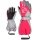 Ziener Winter Gloves Lauro AS® (Ski Gloves, Waterproof, Windproof) Light Grey/Pink Children - 1 Pair