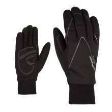 Ziener Winter Gloves Unico Glove Crosscountry (with knitted cuffs, windproof, water-repellent) black