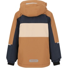 Zigzag Winter Ski Jacket Scout W-PRO 10,000 (waterproof, windproof) brown/beige/navy children