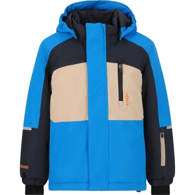 Zigzag Winter Ski Jacket Scout W-PRO 10,000 (waterproof, windproof) blue/beige/black children