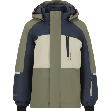 Zigzag Winter Ski Jacket Scout W-PRO 10,000 (waterproof, windproof) khaki/blue/beige children