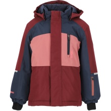 Zigzag Winter Ski Jacket Scout W-PRO 10,000 (waterproof, windproof) burgundy/navy blue children