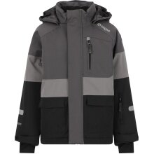 Zigzag Winter Ski Jacket Taylora W-PRO 15,000 (4-Way Stretch, waterproof, windproof) grey/black children