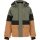 Zigzag Winter Ski Jacket Taylora W-PRO 15,000 (4-Way Stretch, waterproof, windproof) khaki/brown Children