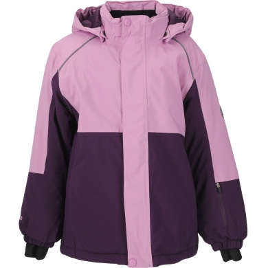 Zigzag Winter Ski Jacket Holiday W-PRO 10,000 (warm, waterproof, breathable) violet/pink Kids