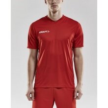 Craft Sport T-shirt (Jersey) Squad Solid - loose fit, quick-drying - red Men