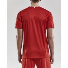 Craft Sport T-shirt (Jersey) Squad Solid - loose fit, quick-drying - red Men