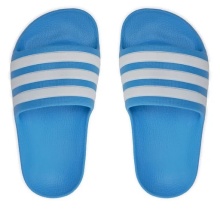 adidas Pool Shoes Adilette Aqua Blue Kids - 1 Pair