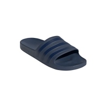 adidas swimming shoes Adilette Aqua 3-stripes (Cloudfoam footbed, contoured EVA strap) dark blue - 1 pair