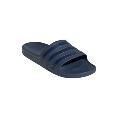 adidas swimming shoes Adilette Aqua 3-stripes (Cloudfoam footbed, contoured EVA strap) dark blue - 1 pair