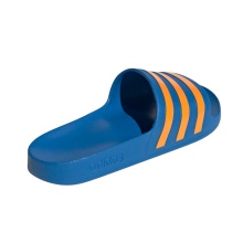 adidas swimming shoes Adilette Aqua 3-stripes royal blue/orange men's - 1 pair